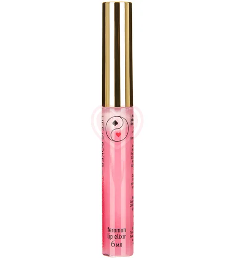 Розовый бальзам для губ Joker с феромонами 6 мл фото 1