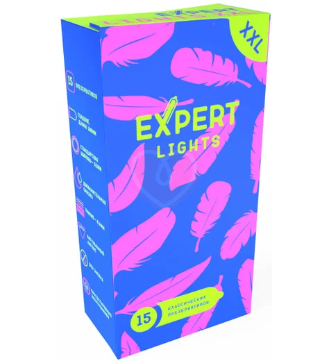 Ультратонкие презервативы увеличенного размера Expert Light Xxl 15 шт фото 1