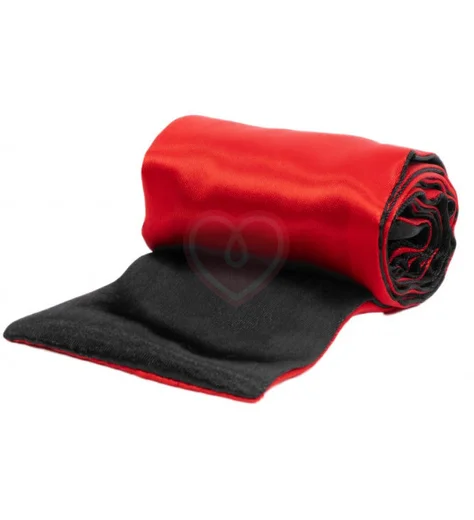 Атласная лента для связывания чёрно-красная фото 1