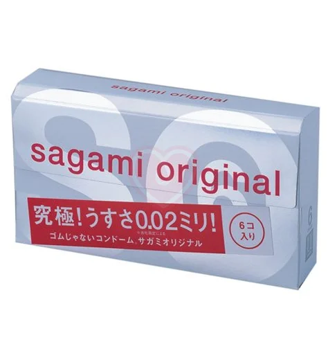 Ультратонкие полиуретановые презервативы Sagami Original 002 6 шт фото 1