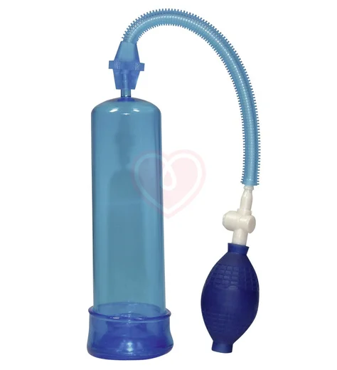 Простая вакуумная помпа Bang Bang синяя фото 1