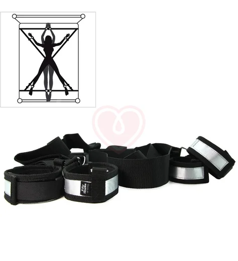 Набор для связывания в кровати '50 оттенков серого' Keep Still фото 3