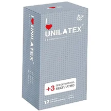 Рельефные точечные презервативы Unilatex Dotted 12 шт