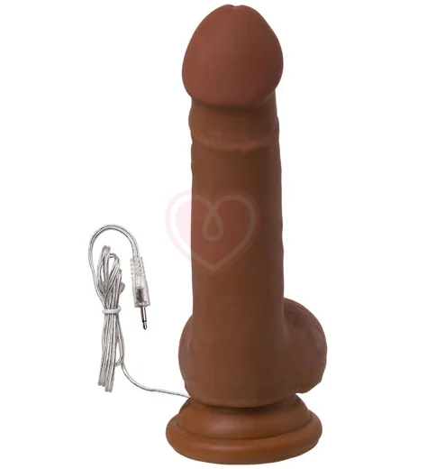 Реалистичный вибратор ToyFa RealStick Elite Mulatto мулат 13 см фото 5