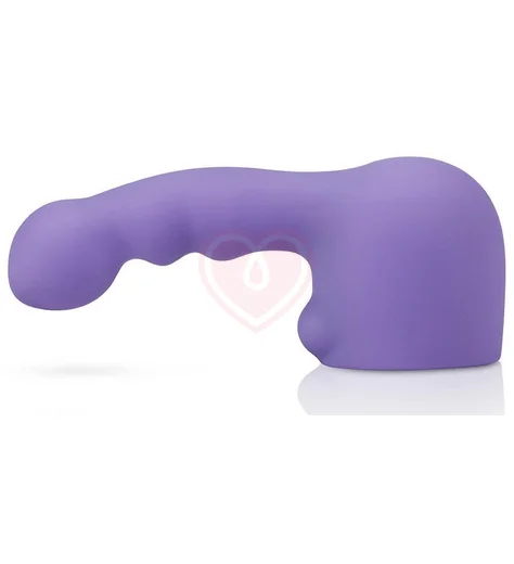 Утяжелённая насадка для массажёра Le Wand Petite Ripple фиолетовый фото 1