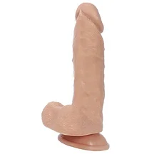 Силиконовый реалистичный фаллоимитатор Real Basic Toy 17 см