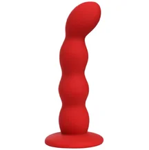 Рельефный анальный стимулятор ToDo Favorite красный