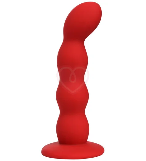Рельефный анальный стимулятор ToDo Favorite красный фото 1