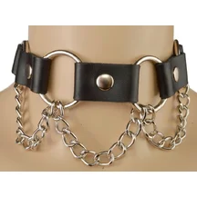 Ошейник из колец и цепочек