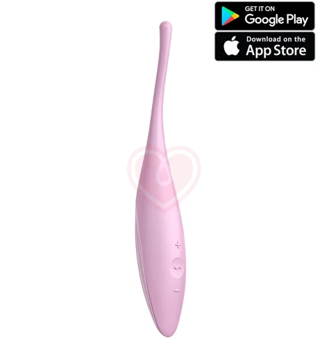 Точечный вибратор Satisfyer Twirling Joy с управлением от приложения розовый фото 1