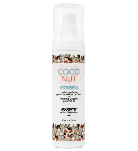 Разогревающий массажный гель Exsens Coconut со вкусом кокоса 50 мл фото 1