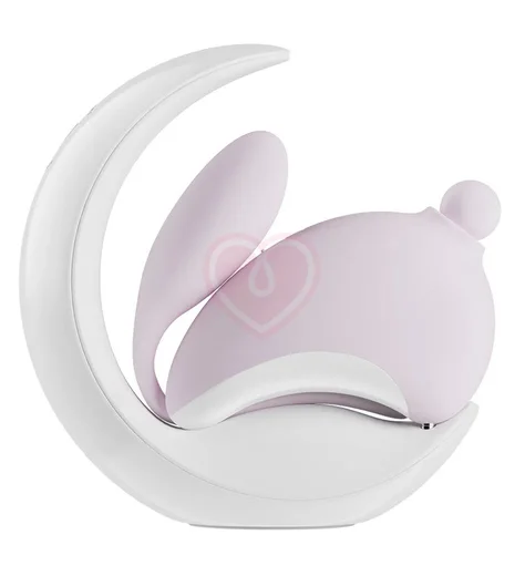 Вакуумный стимулятор с виброяйцом Osuga Obonny лавандовый фото 1