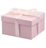 Подарочная коробка Пудра 15х15 см нежно-розовая фото 1