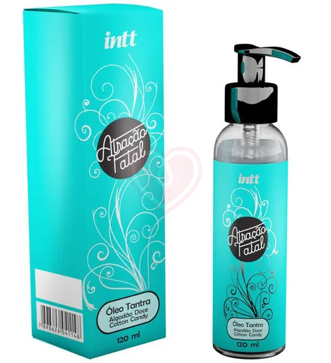 Массажное масло Intt Atracao Fatal Cotton Candy 120 мл фото 1