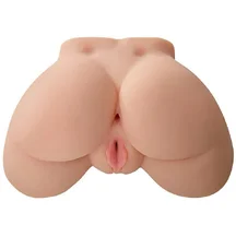 Вибромастурбатор с вагиной и анусом Phat Ass White Girl
