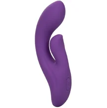 Вибратор с клиторальным кончиком Stella Liquid Silicone Dual Pleaser фиолетовый