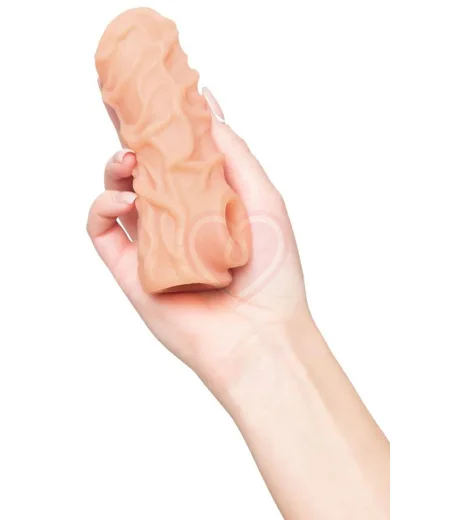 Реалистичная насадка с открытой головкой Kokos Nude Sleeve NS004-L фото 4