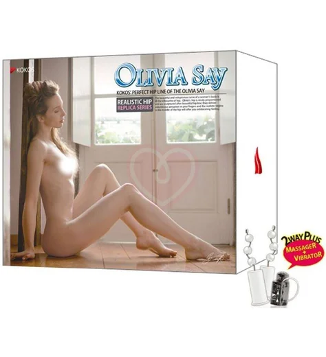 Мастурбатор попка с вагиной и анусом Kokos Olivia Say с вибрацией фото 3