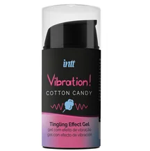 Жидкий вибратор со вкусом сахарной ваты Intt Vibration! Cotton Candy 15 мл