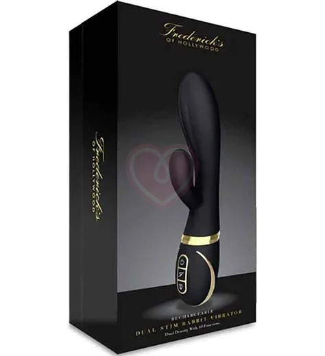 Вибратор-кролик Fredericks чёрный фото 4