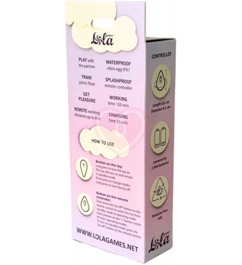 Виброяйцо с пультом Take it Easy Best фиолетовое фото 4