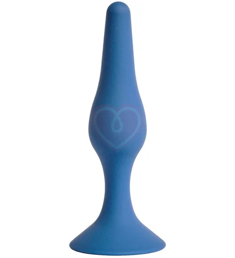 Средняя анальная пробка Gravity Le Frivole кобальтового цвета фото 1