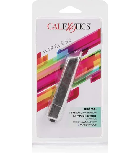 Вибропуля Kroma Mini Bullet Vibrator серебряная фото 6