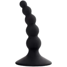 Анальная ёлочка на присоске Popo Pleasure by Toyfa Bootes чёрная
