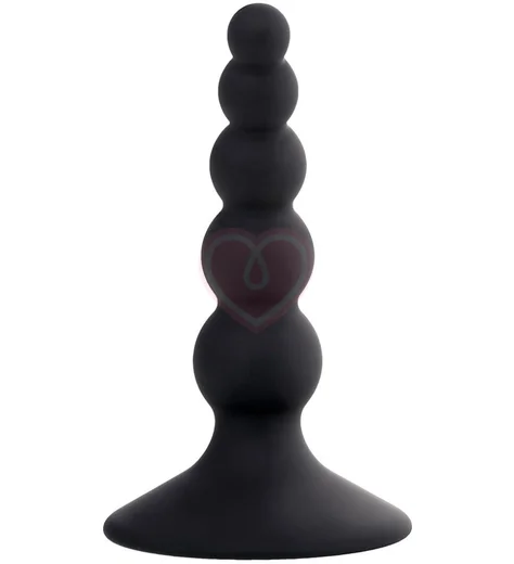 Анальная ёлочка на присоске Popo Pleasure by Toyfa Bootes чёрная фото 2