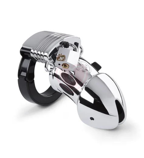 Пояс верности Mystim Pubic Enemy No 1 Silver Edition с электростимуляцией фото 1