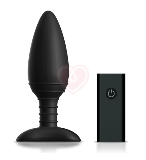 Анальная пробка с дистанционным пультом Nexus Ace Butt Plug S чёрная фото 1