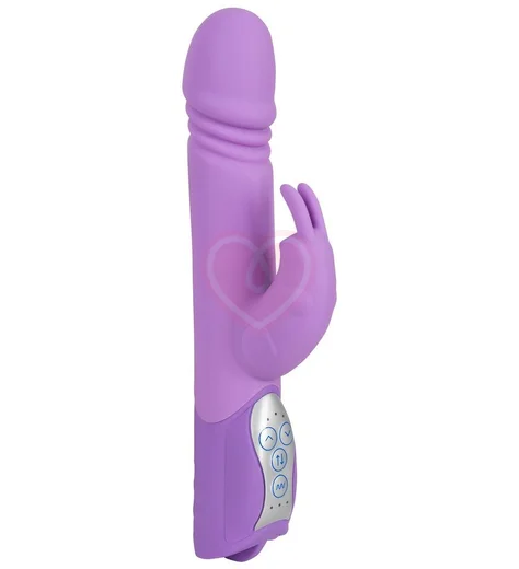 Вибратор с пульсацией и стимуляцией клитора Sweet Smile Push Vibrator фото 1