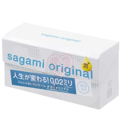 Полиуретановые презервативы Sagami Original 002 с дополнительной смазкой 12 шт фото 1