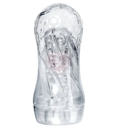 Мастурбатор с рельефом A-Toys Jelf прозрачный фото 1