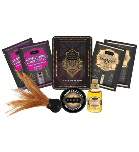 Набор эротической косметики KamaSutra The Weekender Tin Can Vanilla Ваниль фото 1