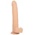 Большой фаллоимитатор Size Queen 25 см телесный фото 1