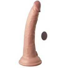 Реалистичный вибратор на присоске King Cock Elite 17,7 см с пультом управления