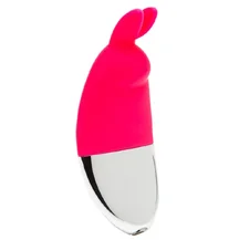 Мини-вибратор с ушками Happy Rabbit розовый