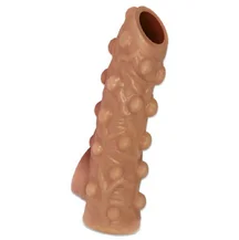 Насадка с открытой головкой и бугорками Kokos Nude Sleeve NS003-L