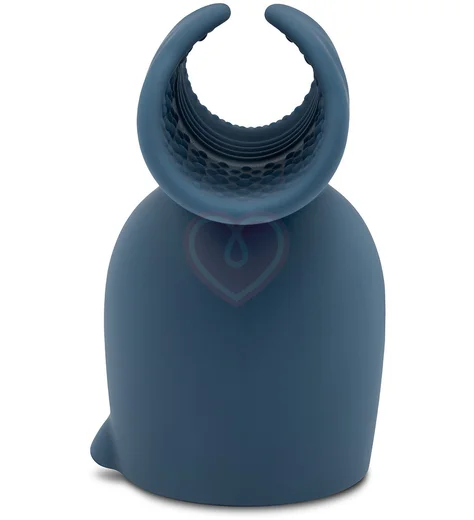 Насадка для мужской мастурбации на вибратор Le Wand Stroke синяя фото 1