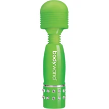 Мини-массажер с кристаллами BodyWand светящийся в темноте зеленый