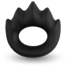 Эрекционное кольцо с массажными гребнями Velv'Or Rooster Xander черное