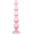 Анальная цепочка с кристаллом Emotions Buddy розовая фото 1