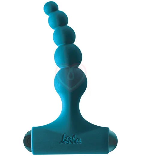 Анальный вибростимулятор с бусинами Spice it Up Splendor 2.0 зелёный фото 1