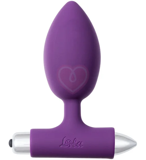 Анальная вибропробка со смещенным центром тяжести Spice it up New Edition Perfection фиолетовая фото 1