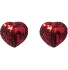 Пэстисы Burlesque Rand сердечки из пайеток красные фото 1