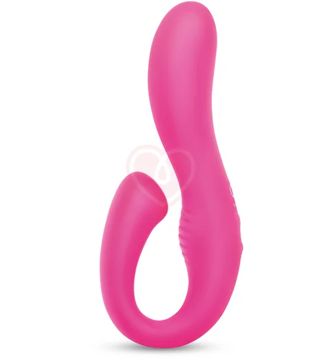 Вибратор со стимуляцией клитора и зоны G Harmony Vibe розовый фото 1