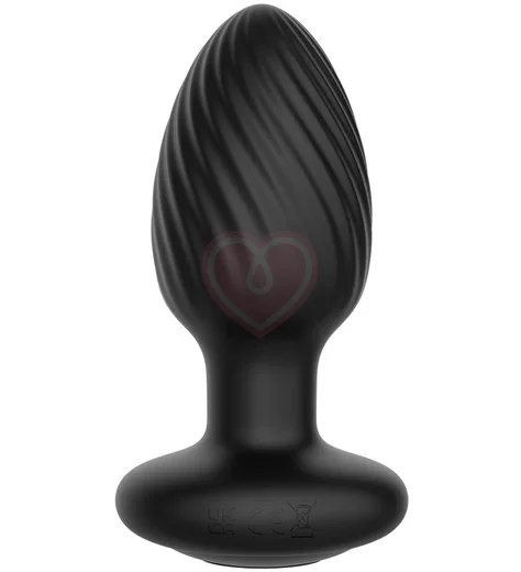 Анальная вращающаяся вибропробка Nexus Tornado Large чёрная фото 1