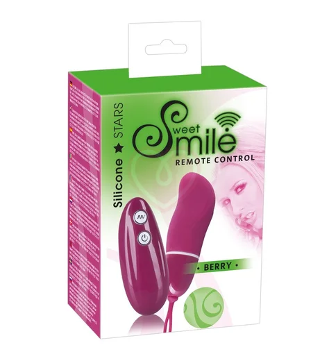 Мини-вибратор на дистанционном пульте Smile Berry фото 2