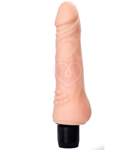 Вибратор реалистичный с рельефными шариками у основания ToyFa A-Toys 16 см фото 1